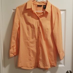 3/4 sleeve Button up shirt